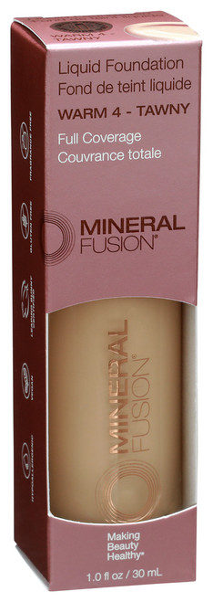 Mineral Fusion, Liquid Foundation Warm 4, 1 Each, 1 Oz