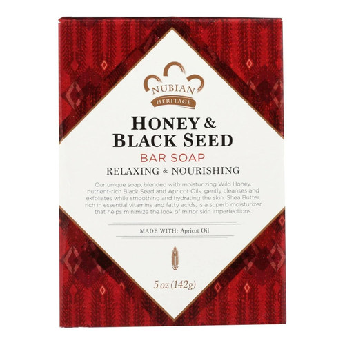 Nubian Heritage, Bar Soap Black Seed, 1 Each, 5 Oz