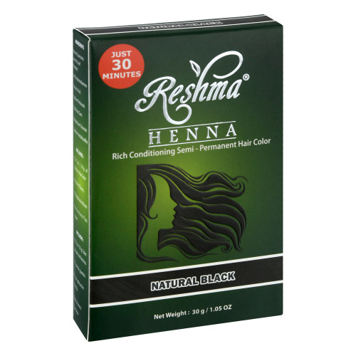 Reshma, Natural Black Henna, Case Of 1, 1.05 Oz