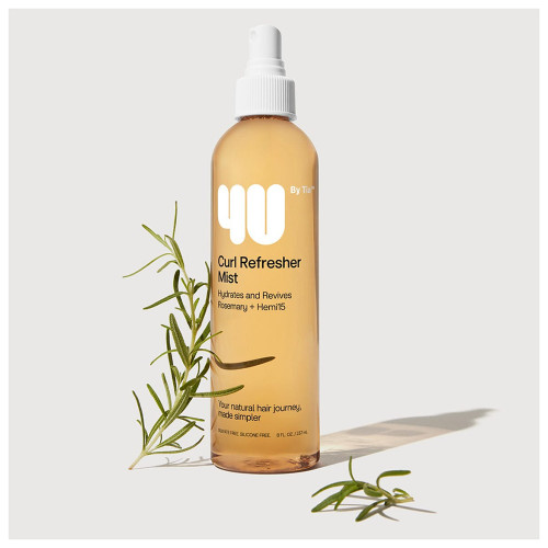 4U By Tia Curl Refresher Mist Hydrates and Revives Rosemary + Hemi15, 8 Oz