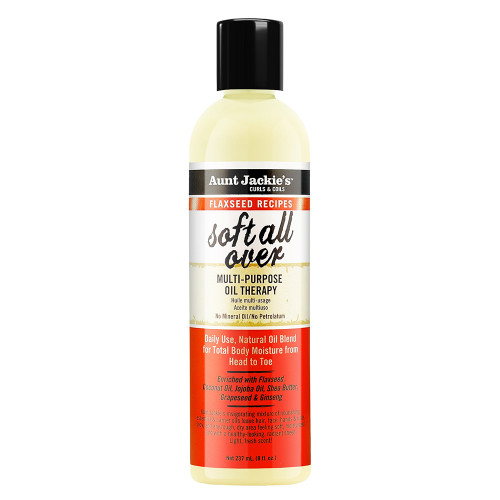 Aunt Jackie Soft All Over Multi-Purpose Oil Moisturize From Head to Toe, 8 Oz