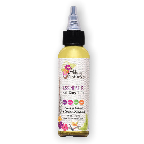 Alikay Naturals Essential 17 Hair Growth Oil, Nourishing Scalp Treatment, 2 Oz