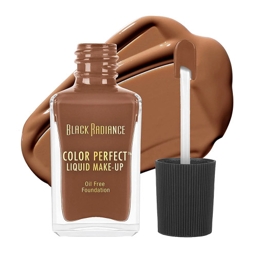 Black Radiance Color Perfect Liquid Foundation Rich Brownie Warmth, 1 Ea