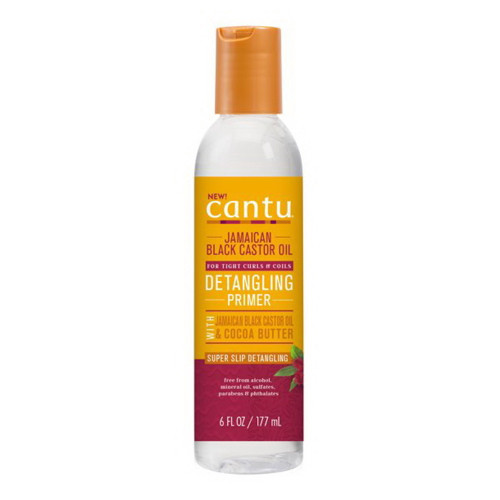 Cantu Jamaican Black Castor Oil Detangling Primer for Hair Care, 6 oz