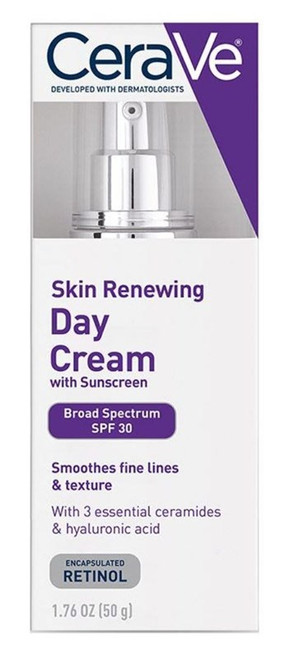 Cerave Skin Renewing Day Cream With Sunscreen Spf#30 1.76Oz