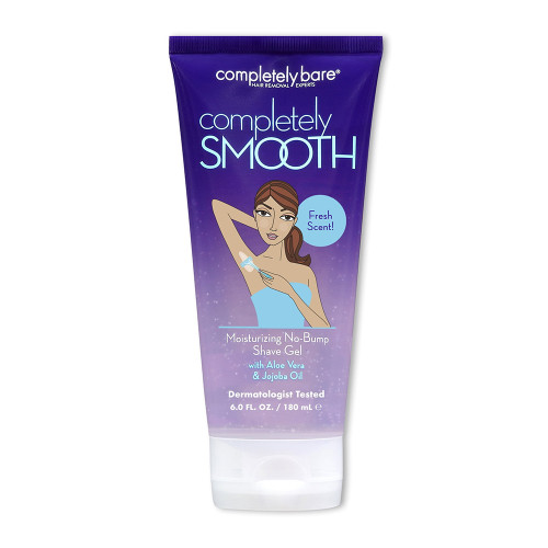 Completely Bare Smooth Shave Gel Moisturizing No Bump Formula, 6 Oz