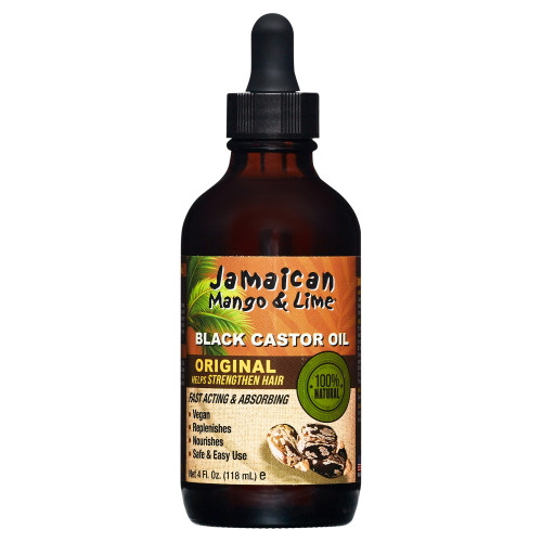Jamaican Mango and Lime Black Castor Oil For Hair, Original Formula & Growth, 4 Oz