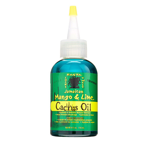 Jamaican Mango And Lime Cactus Oil for Hair, Moisturizes & Adds Shine, 4 Oz