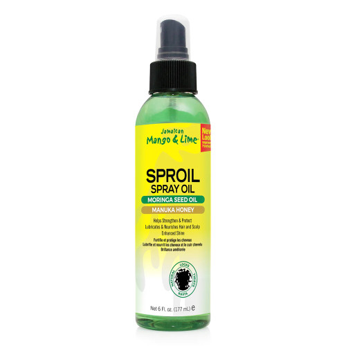 Jamaican Mango and Lime Spray Oil, Enhances Shine & Softness, 6 Oz