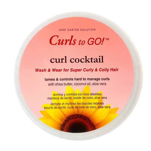 Jane Carter Curl Cocktail Styling Cream Moisturizing Conditioner for Natural Hair, 2 oz