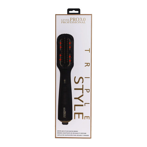 Level Pro 3.0 Professional Triple Style Dryer and Styler Heated Brush Volumizing & Smoothing, 1 ea
