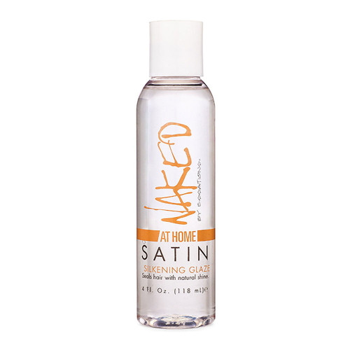 Naked By Essations Satin Silkening Glaze for Hair Shine, 4 Oz