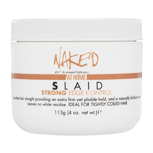 Naked Slaid Strong Edge Control Gel for Sleek Styles, 4 Oz
