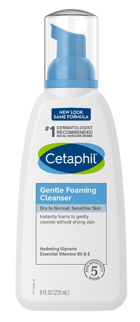 Cetaphil Gentle Foaming Cleanser 8Oz Dry To Normal