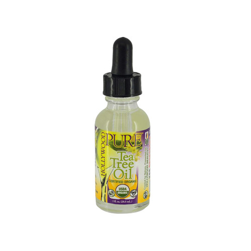 Organic Pure Tea Tree Oil by Hollywood Beauty for Hair & Skin, 1 Oz
