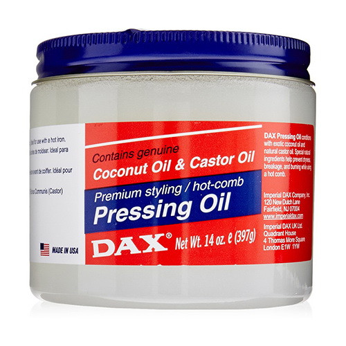 Dax Premium Styling & Hot Comb Pressing Oil for Smooth Hair, 14 Oz