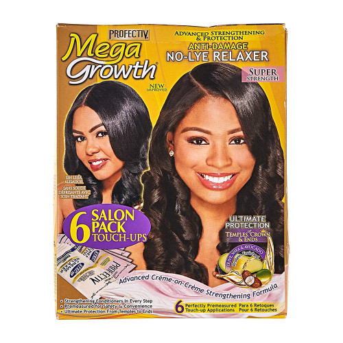 Profectiv Mega Growth No-Lye Relaxer Super Strength for Smooth Hair, 1 Ea