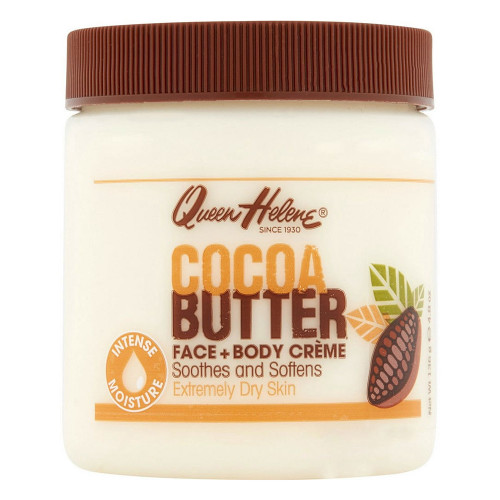Queen Helene Natural Cocoa Butter Cream for Hydrated Skin, 4.8 Oz