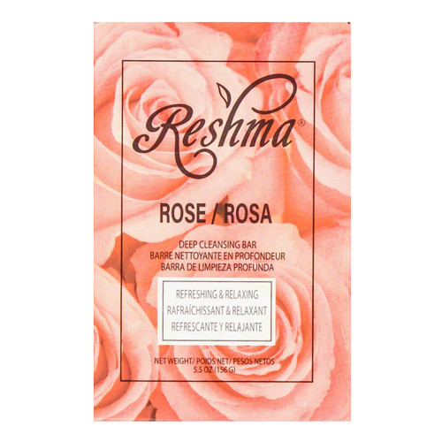 Reshma Rose Deep Cleansing Bar Soap for Fresh Skin, 5.5 Oz