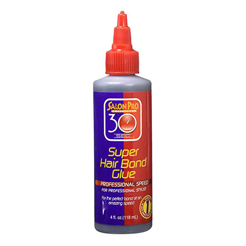 Salon Pro Exclusives 30 Second Anti-Fungus Super Hair Bond Glue for Strong Hold, 4 Oz