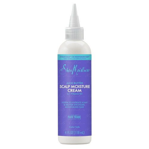 Shea Moisture Scalp Hair Cream with Aloe Butter & Vitamin B3 for Nourishment, 4 Oz