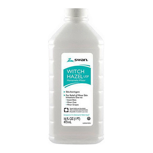 Swan Witch Hazel USP Hamamelis Water, Natural Astringent for Skin Care, 16 Oz