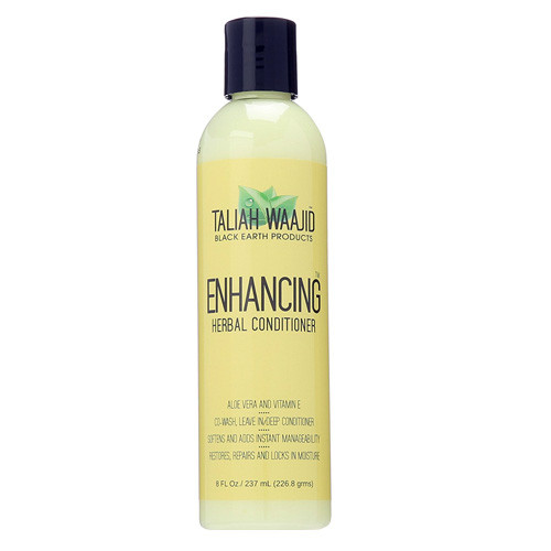 Taliah Waajid Black Earth Products Enhancing Herbal Conditioner for Natural & Curly Hair, 8 Oz