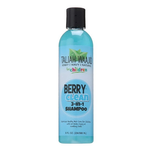Taliah Waajid Kinky, Wavy & Natural Berry Clean 3-In-1 Shampoo for Children Hair Care, 8 Oz