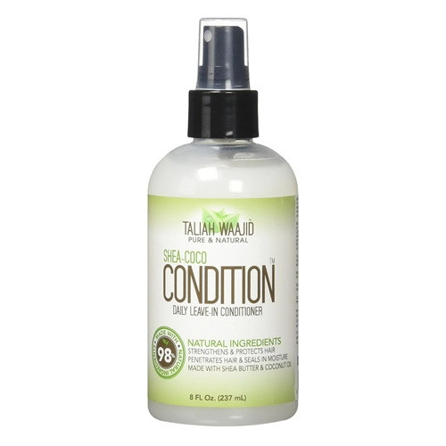 Taliah Waajid Shea Coco Daily Leave-In Conditioner Spray for Hydration & Frizz Control, 8 Oz