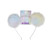 HEADBAND FAUX FUR POMPOM 1 CT
