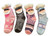 Major Trading, Inc. Assorted Sherpa Socks with Grippers Display Bin