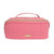 Conair Fold Flat Quilt Pink Cosmetic Bag
