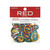 Kiss Red Rubber Bands 300 Ct Assorted Colors/Sizes