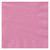 Unique Party Napkins Square Solid Hot Pink 20 Ea
