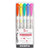 Zebra Mildliner Refresh Ink Brush Pen and Marker Assorted Colors 5 Ea