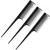 Donna 3 Piece Triple Teasing Comb, Rat Tail Combs