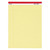 Mead Legal Pad 8.5 x 11 Canary Yellow Ruled Sheets, 1 ea