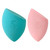 Real Techniques Miracle Duo Mattifying Sponge Professional Makeup Tool for Face Application 1 Ea