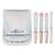 MODA Mini Pink Travel 4 Piece Eye Makeup Brush Set for Portable Use