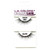 L.A. Colors False Eyelashes Dramatilash Demure Black for Soft Definition, 1 Ea