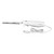 Electric Knife for Carving, White Handle Design, 1 Ea