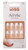 Kiss Salon Acrylic French 28 Count Medium Length Tapered