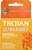 TROJAN Ultra Ribbed Lubricated Condom, 3count
