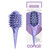 Conair Curl Define Pro Mini Detangler Brush, Purple