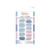 Sally Hansen Salon Effects Nail Strips Nail Polish Powdered Sky, 32 count