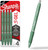 Sharpie S-Gel Forest Green Fashion Barrel Black Ink Pens, 4 count