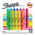Sharpie Tank Highlighters Chisel Tip Assorted Fluorescent, 12 count