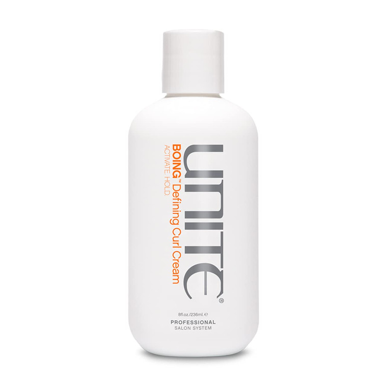 Unite Hair Boing Defining Curl Cream for Long-Lasting Curl Hold & Moisture, 8 Oz