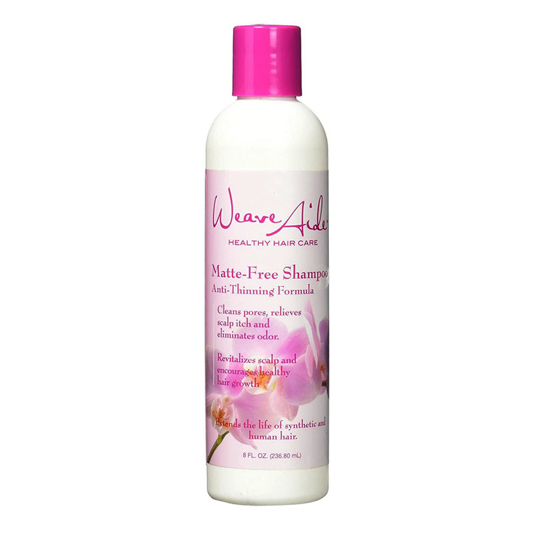 Weave Aide Healthy Hair Care Matte-Free Shampoo with Anti-Thinning Formula, 8 Oz