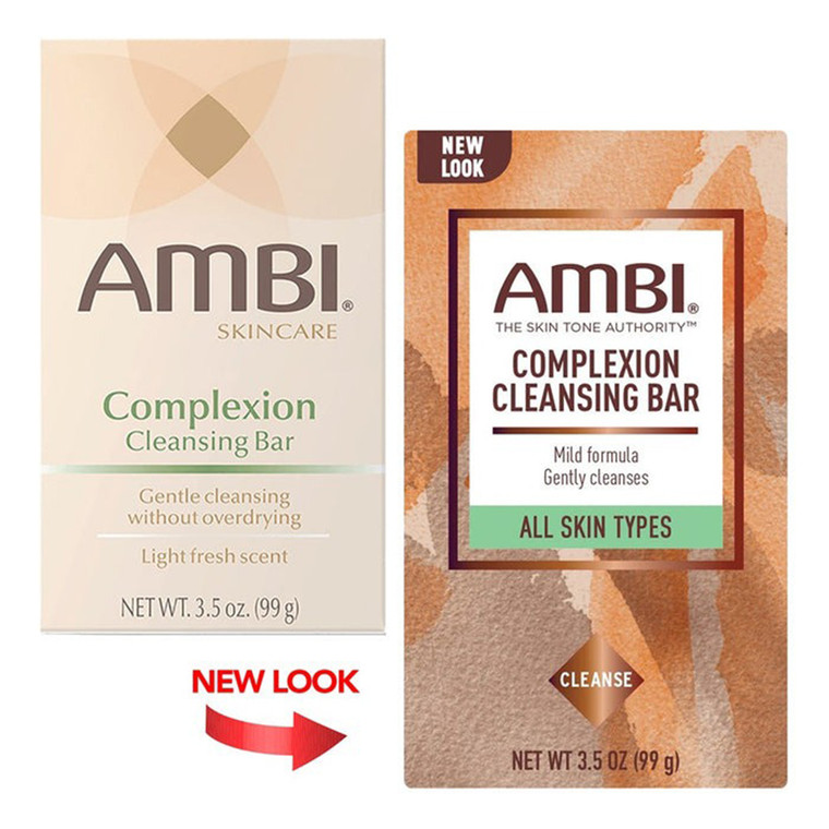 Ambi Complexion Bar Even Tone Skin Cleanser with Vitamin E and Aloe 3.5 oz